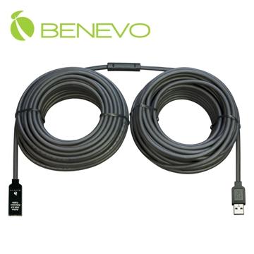 BENEVO BUE2030U1A UltraUSB 30M 單埠主動式USB 2.0 訊號增益延長線，附專用電源供應器