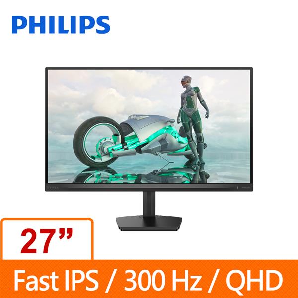 PHILIPS Gaming 27型 27M2N3500UK 2K QHD IPS 圓偏光護眼液晶電競螢幕