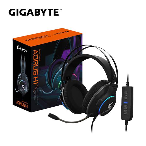 技嘉 GIGABYTE AORUS H1 RGB電競耳機麥克風