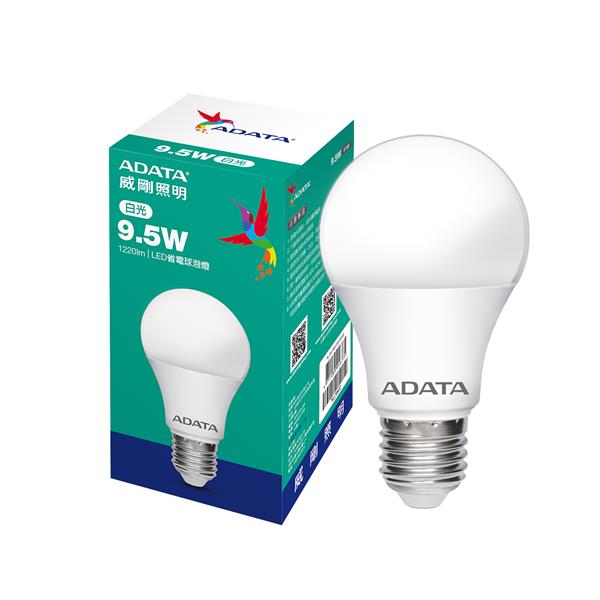 威剛照明 9.5W省電版LED球泡燈泡燈-白光