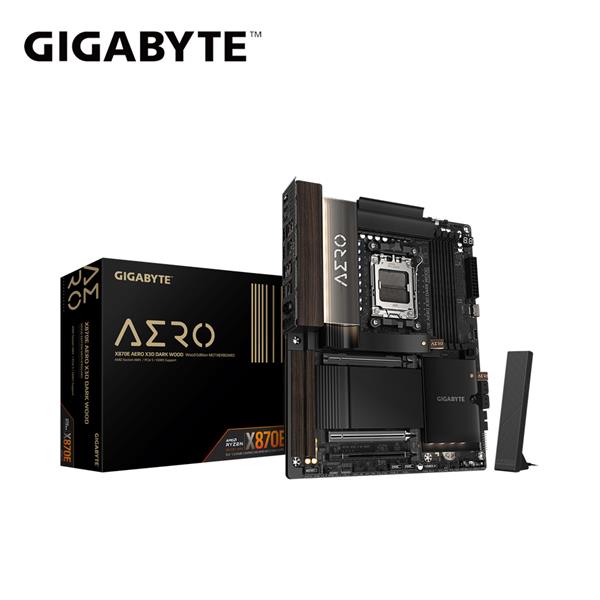 技嘉GIGABYTE X870E AERO X3D DARK WOOD AMD主機板