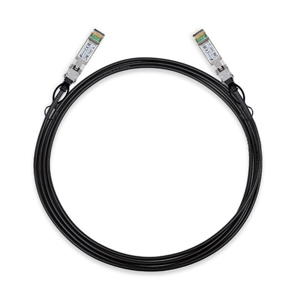TP-LINK SM5220-3M(UN) 版本:2.0 Omada 3公尺 10G SFP+ DAC 直連電纜(商用)