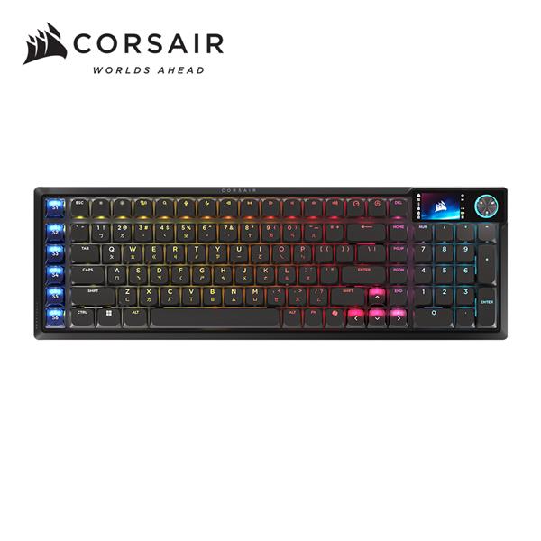 海盜船Corsair 先鋒者VANGUARD AIR99(黑)無線三模矮光軸機械鍵盤【OPX/中文】