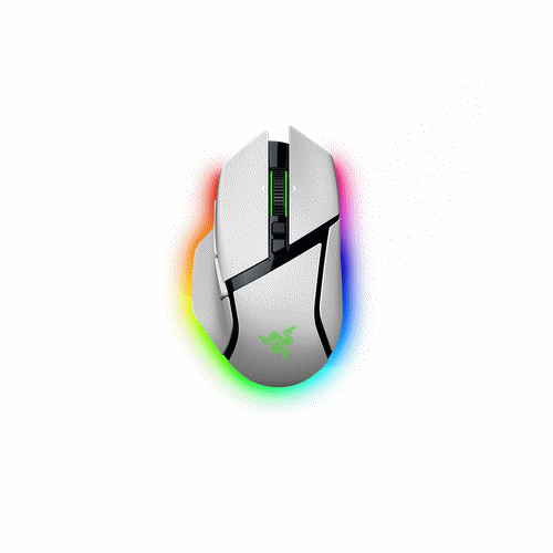 Razer 巴塞利斯蛇 V3 Pro 35K 無線滑鼠(白)