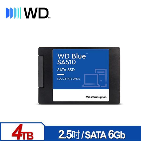 WD 藍標 SA510 4TB 2.5吋 SATA SSD