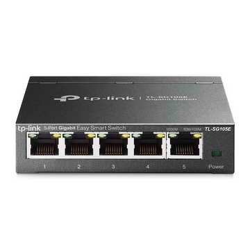 TP-LINK 5埠Gigabit簡易智慧型交換器 ( TL-SG105E(UN) Ver:5.4 )
