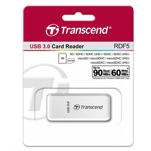TRANSCEND F5 讀卡機(白)