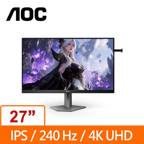 AOC AGON Pro 27型 AG276UZ 4K UHD IPS (可旋轉)雙模專業液晶電競螢幕