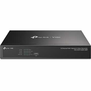 TP-LINK VIGI 8 路 PoE+ 網路監控主機/監視器主機(NVR) ( VIGI NVR1008H-8MP(UN) Ver:1.2 )
