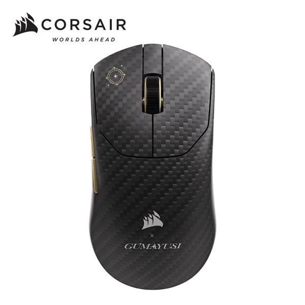 海盜船Corsair SABRE 聖劍 v2 PRO Wireless CF 無線電競滑鼠-Gumayusi 聯名款