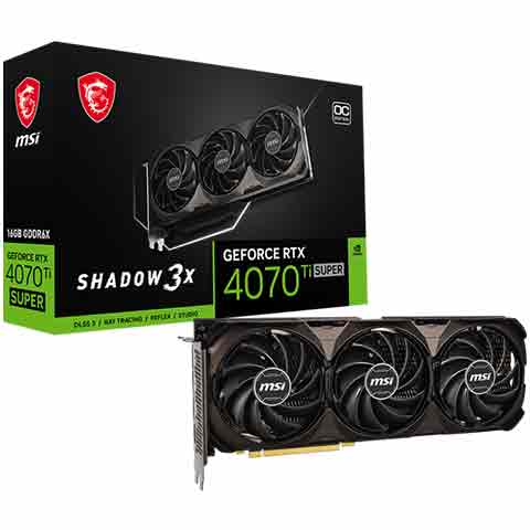 MSI RTX 4070 Ti SUPER 16G SHADOW 3X OC
