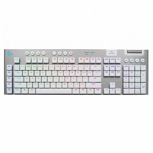 羅技G G915 X 無線 RGB機械式遊戲鍵盤 觸感軸-白