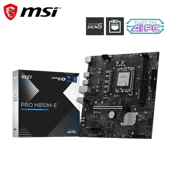 微星MSI PRO H810M-E INTEL 主機板