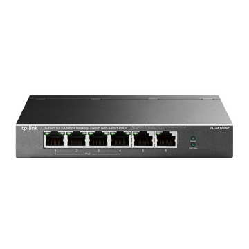 TP-LINK 6 埠 10/100Mbps 桌上型交換器(含 4 埠 PoE+) ( TL-SF1006P(UN) Ver:4.0 )