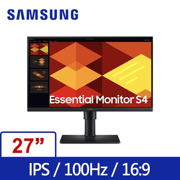 三星SAMSUNG S27D400GAC人體工學可升降 旋轉 100Hz IPS液晶螢幕(環標)