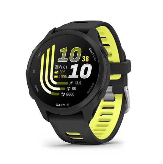 Forerunner 170 Music, GPS, WiFi, Black/Amp Yellow, 極致黑