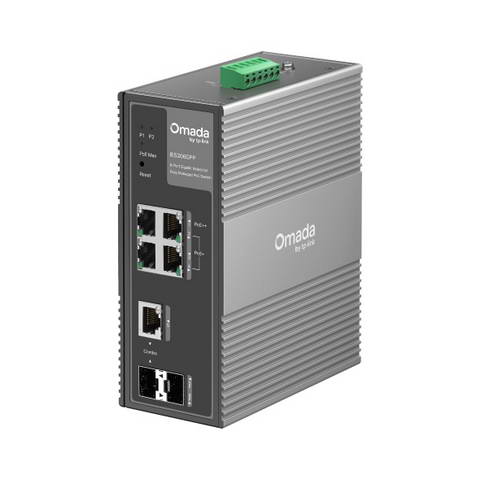 TP-LINK Omada 6 埠 Gigabit 工業級簡易管理型交換器 (含 3 埠 PoE+ 和 1 埠 PoE++) ( IES206GPP(UN) Ver:1.0 )