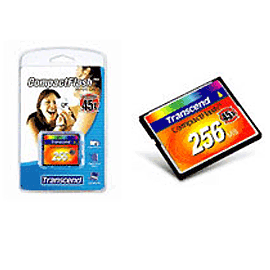 創見盒裝256MB COMPACT FLASH(45X)