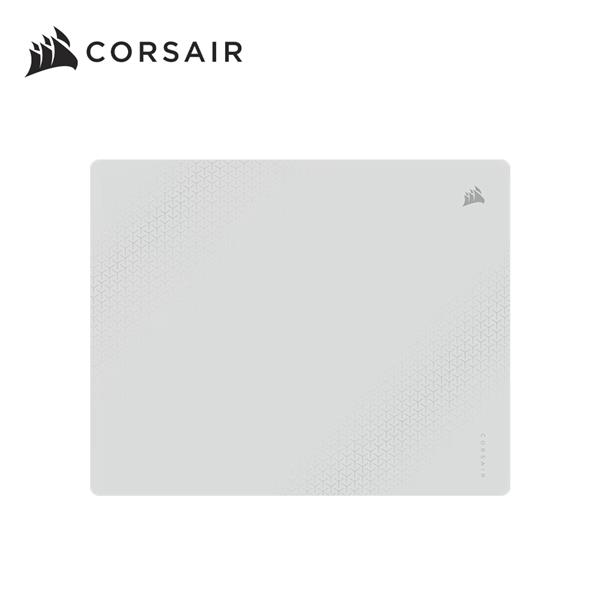 海盜船Corsair MM Glass玻璃滑鼠墊 灰白 500x 400mm