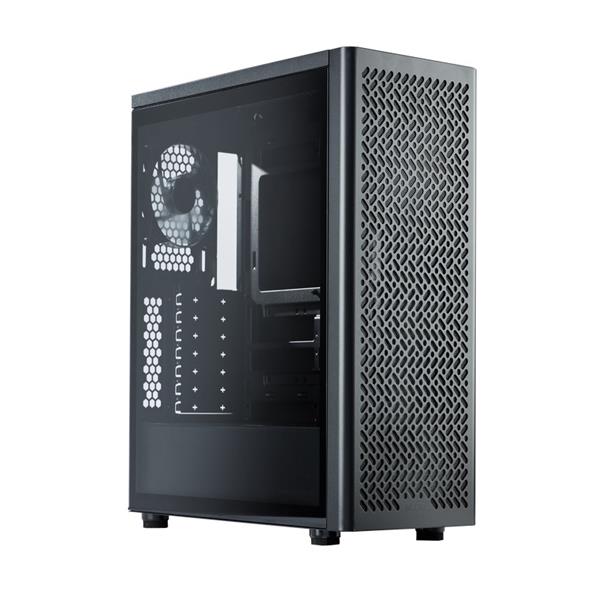 酷碼Cooler Master Elite 502 Lite 電腦機殼/強化玻璃側板/內含 12cm 風扇*1 (黑色)