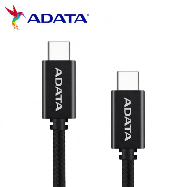 威剛Type-C TO Type-C 100W PD 2M快充傳輸線(黑色)