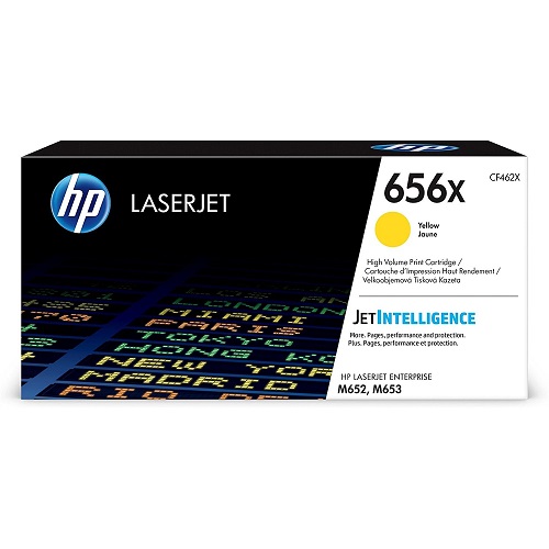 HP 656X 高容量黃色碳粉匣