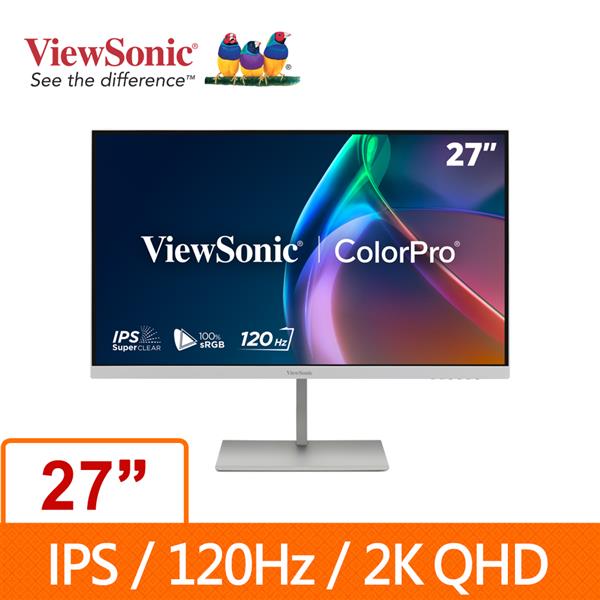 優派ViewSonic VP2766-2K-W 27吋IPS液晶顯示器